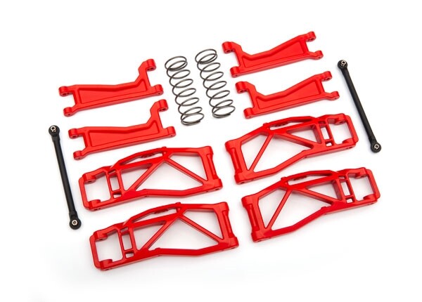 Suspension kit, WideMaxx, red (TRX-8995R)