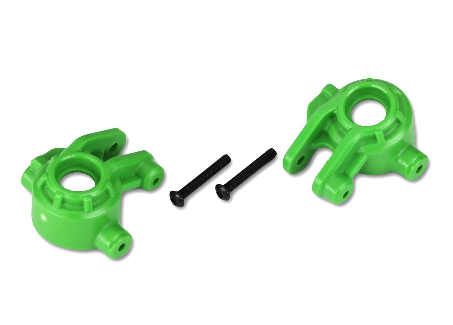Traxxas - Steering Blocks Left/Right (for use with #9080 upgrade kit) - Green (TRX-9037G)