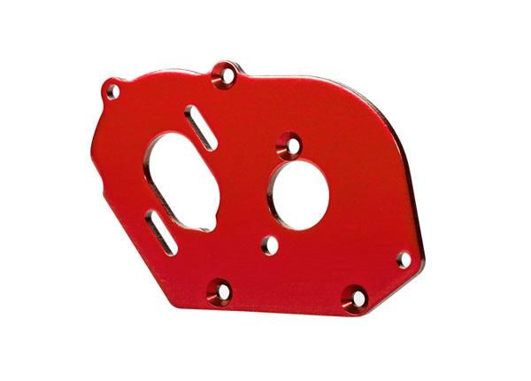 Traxxas Plate, motor, red (4 mm thick) (aluminum) (TRX-9490R)