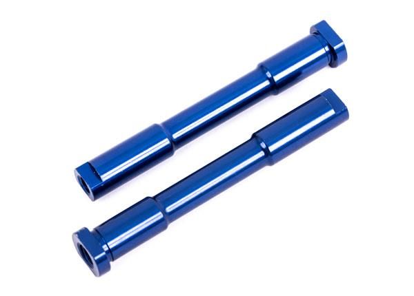 Traxxas - Bellcrank posts, steering (aluminum, blue-anodized) (TRX-9525)