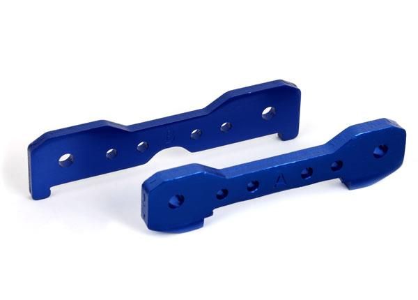 Traxxas - Tie bars, front, 6061-T6 aluminum (blue-anodized) (TRX-9527)