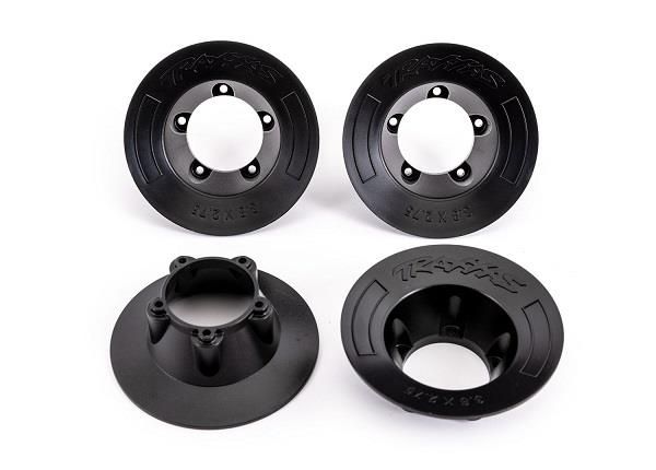 Traxxas - Wheel covers, black (4) (fits #9572 wheels) (TRX-9569)