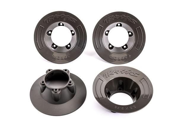 Traxxas - Wheel covers, gray (4) (fits #9572 wheels) (TRX-9569A)