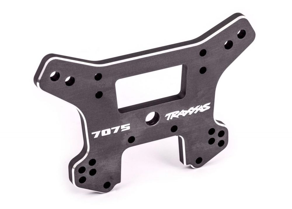 Traxxas - Shock tower, front, 7075-T6 aluminum (dark titanium-anodized) (TRX-9639A)