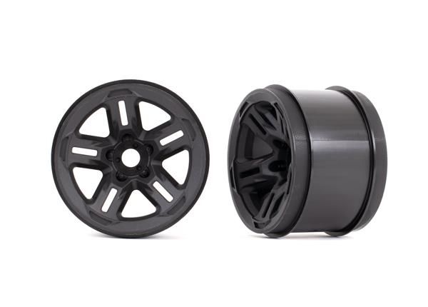 Traxxas - Wheels, 3.8' (black) (2) (17mm splined) (TRX-9671)
