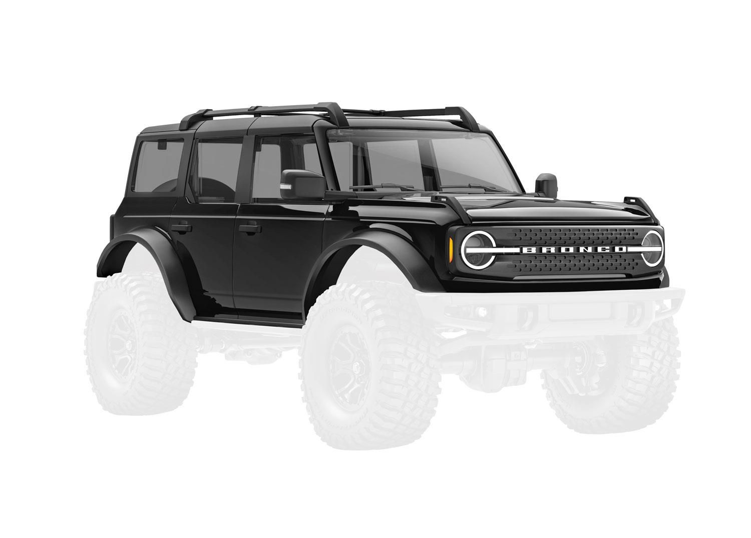 Traxxas - TRX-4M zwarte Ford Bronco body compleet (TRX-9711-BLK) afbeelding