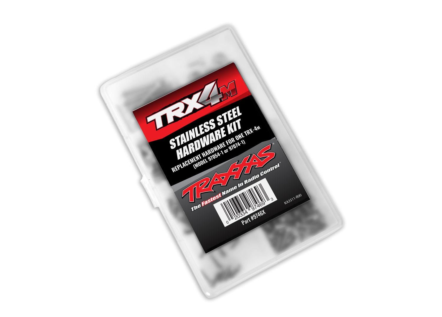 Traxxas - Stainless Steel Hardware Kit, TRX-4M (TRX-9746X) afbeelding