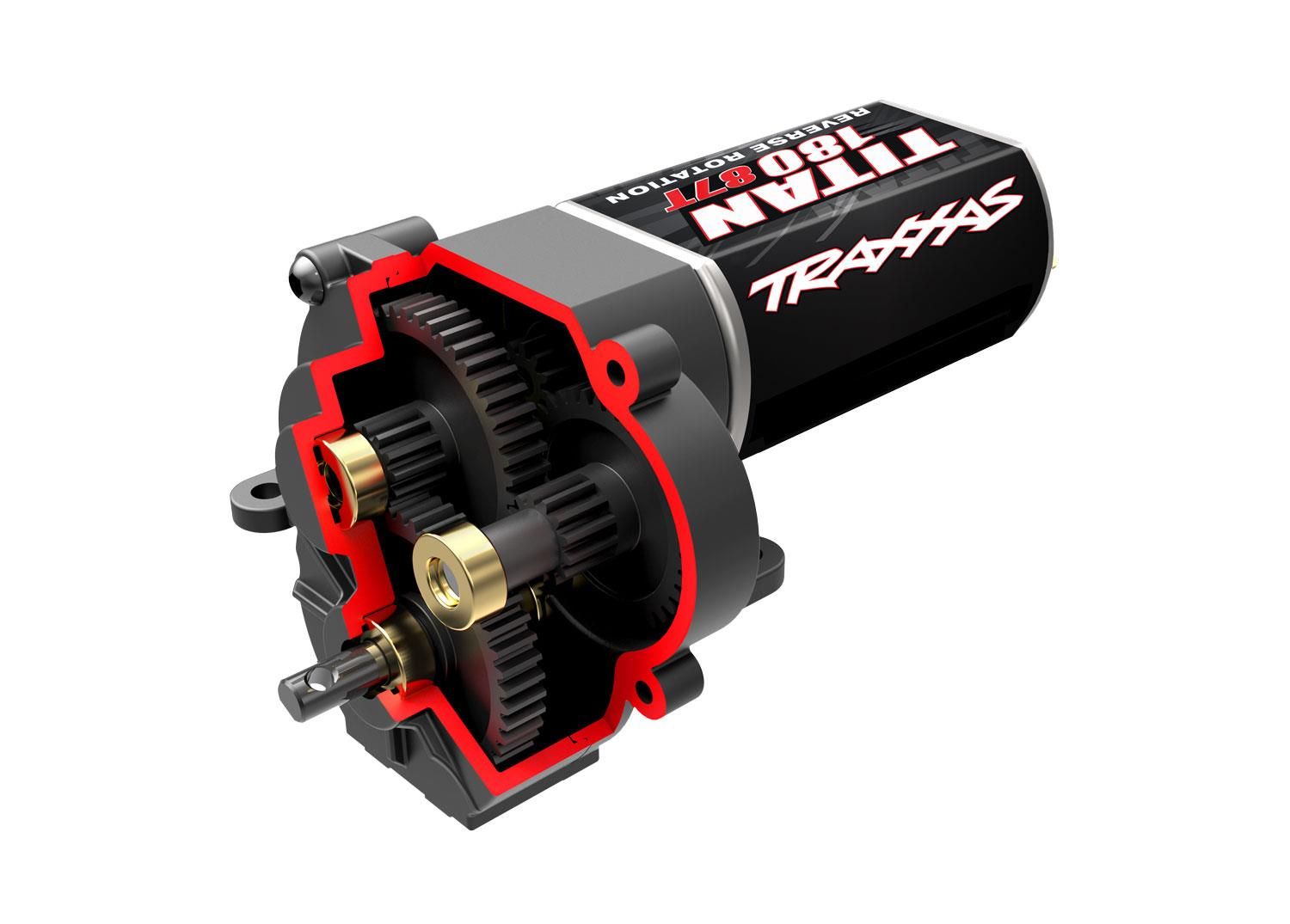 Traxxas - Transmission, complete (includes Titan 87T motor) (TRX-9791R)