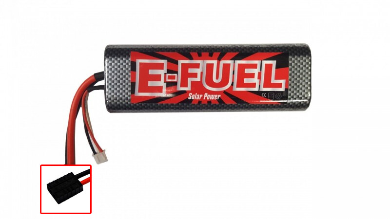 E-Fuel Car Lipo 45c 7,4 volt 4200mah met Traxxas Stekker afbeelding