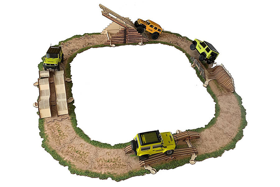 Crawler Park Starter kit circuit voor 1/24 Crawlers