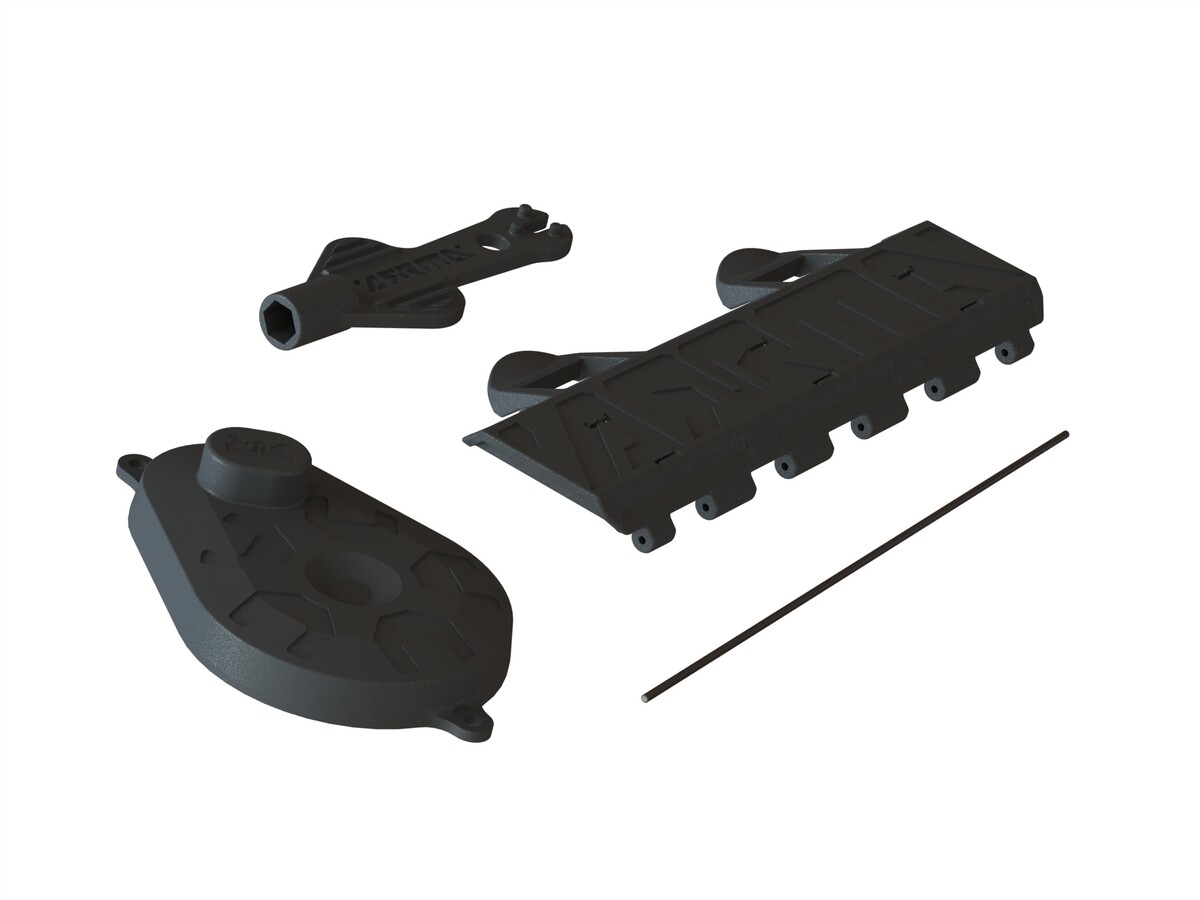 Battery Door, Gear Cover & Shock Tool (AR320448) afbeelding
