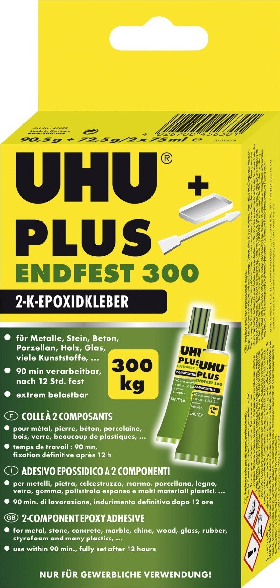 UHU Plus Endfest - 2x75ml