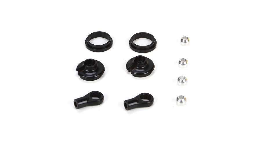 Shock Retainer, Ball & Cap Set: 1/14 KEM, KAL, MDT, MR (VTR213007)