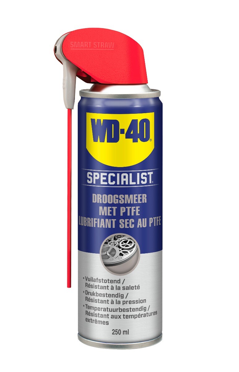 WD-40 Specialist Droogsmeerspray met PTFE 250ml Smart Straw afbeelding