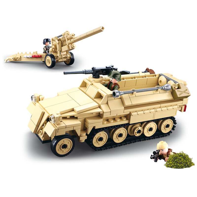 Sluban WWII - German Half-Track Vehicle (M38-B0695) afbeelding