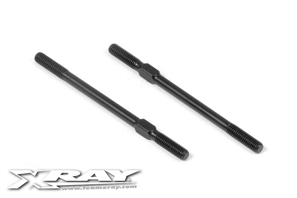 Adjustable Turnbuckle 50mm M3 L/R - Hudy Spring Steel (2) (X362610)
