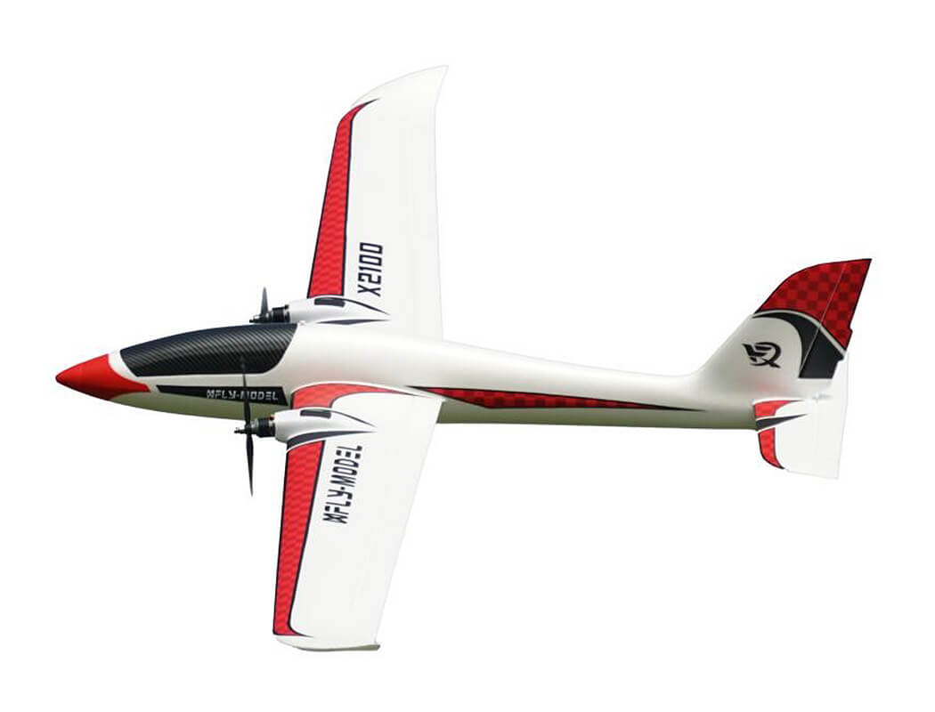 Xfly Swift X2100 Twin Glider zweefvliegtuig PNP afbeelding