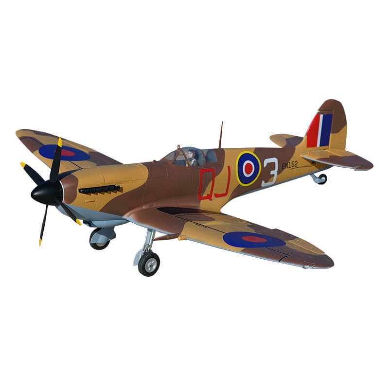 XFLY Supermarine spitfire MKIX brown 1200mm PNP afbeelding