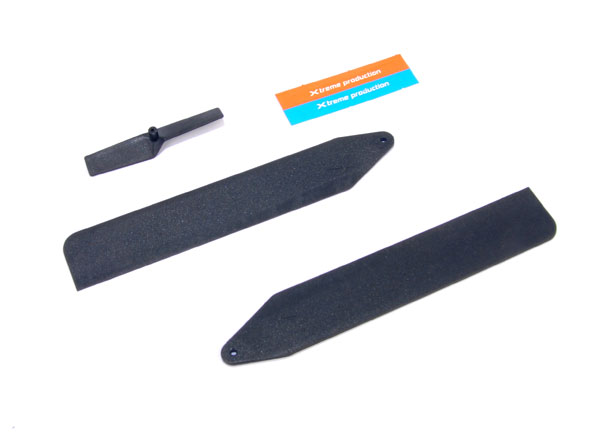 Xtreme Main & Tail Blade Set, zwart - NCP X afbeelding