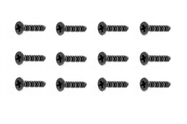 Countersunk Self Tapping screw 2.6X6mm (12pcs) (YEL13012)