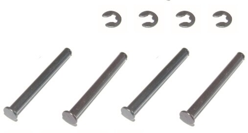 Suspension Arm Hinge Pins 3*45mm +E-Clip (2mm) 4P (YEL17405)