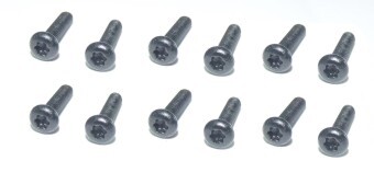 Plum Blossom Washer Head Screw 3*12mm (YEL17436)