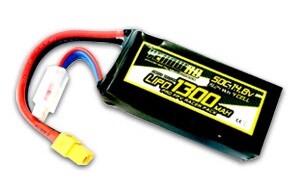 Yellow RC lipo 50c 14,8 volt 1300mah met XT60 stekker (Pro FPV Racer Pack)