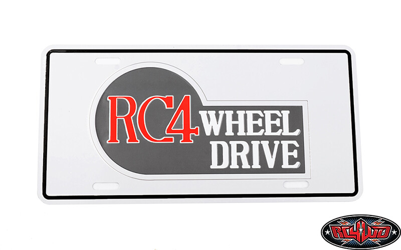 RC4WD Cruiser License Plate (Z-L0014)