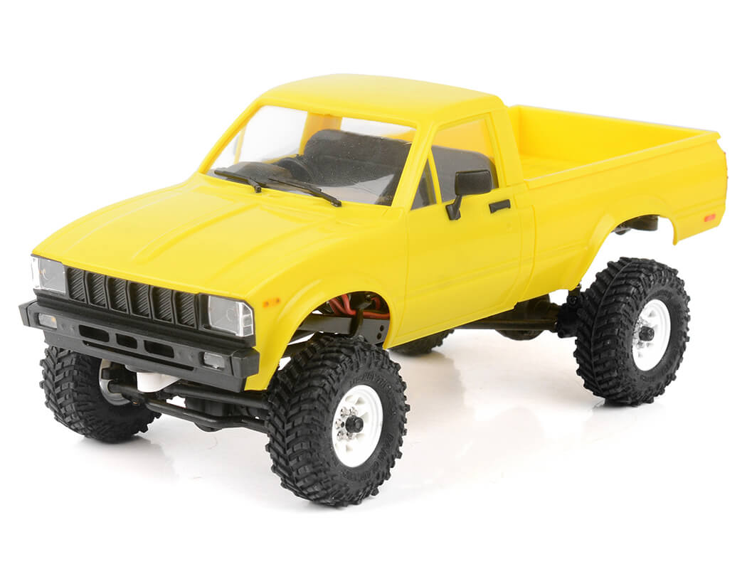 RC4WD 1/24 Trail Finder 2 RTR W/ Mojave II Hard Body Set - Geel afbeelding
