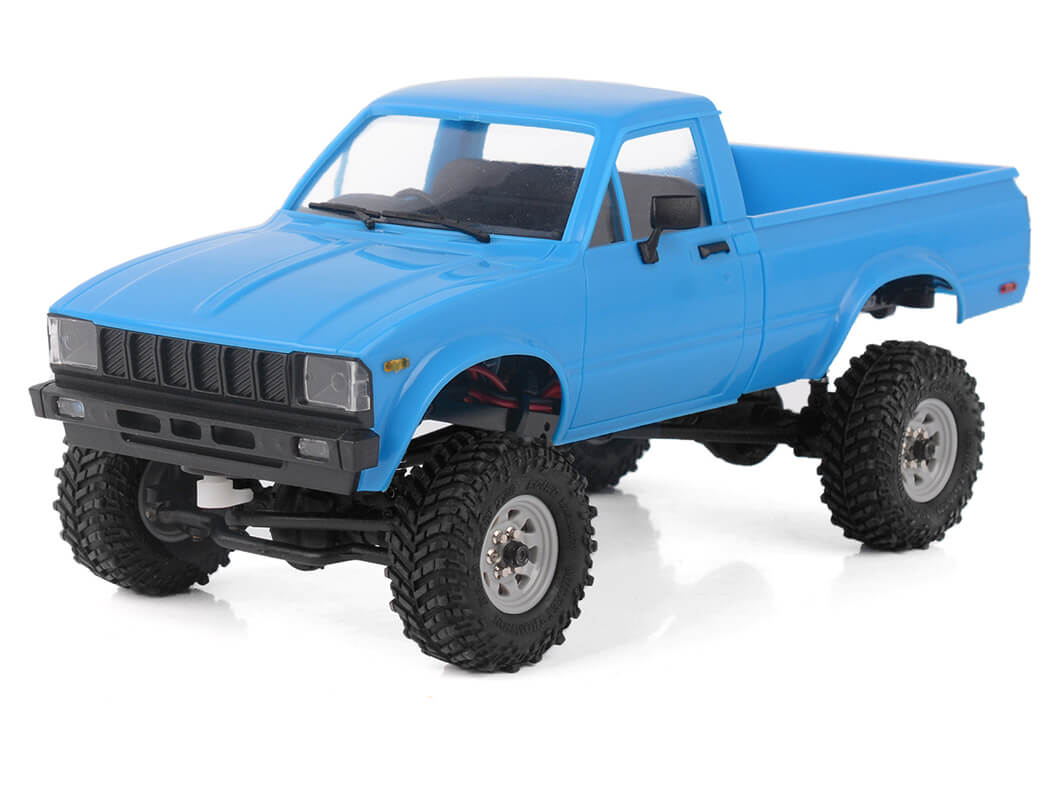 RC4WD 1/24 Trail Finder 2 RTR W/ Mojave II Hard Body Set - Blauw afbeelding
