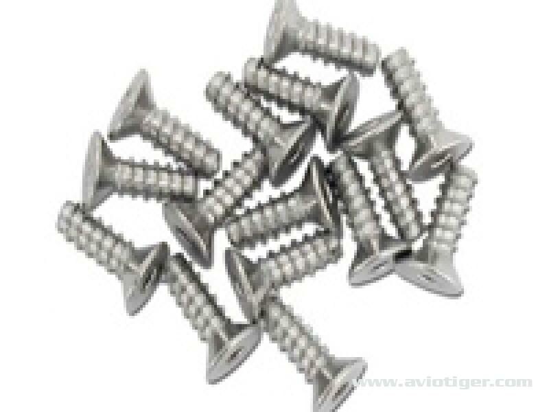 Titanium tp flat head screw m2.6 x 8mm (15pc) afbeelding
