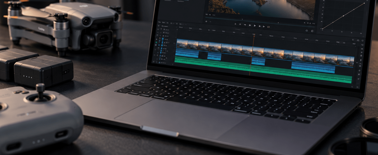 Hoe bewerk je drone video's?