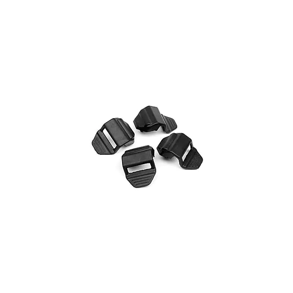 Rubber strap black 4pcs