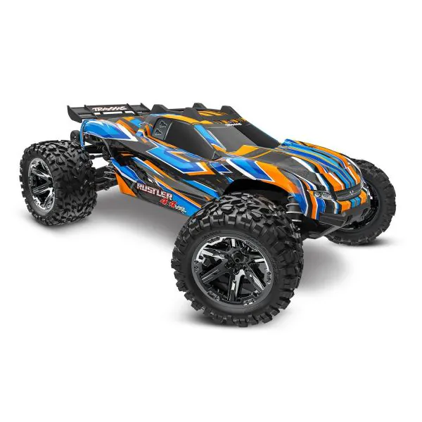ホビーラジコン Traxxas Rustler 4X4 VXL Traxxas Rustler 4x4 VXL HD brushless truggy RTR - Oranje? TopRC!
