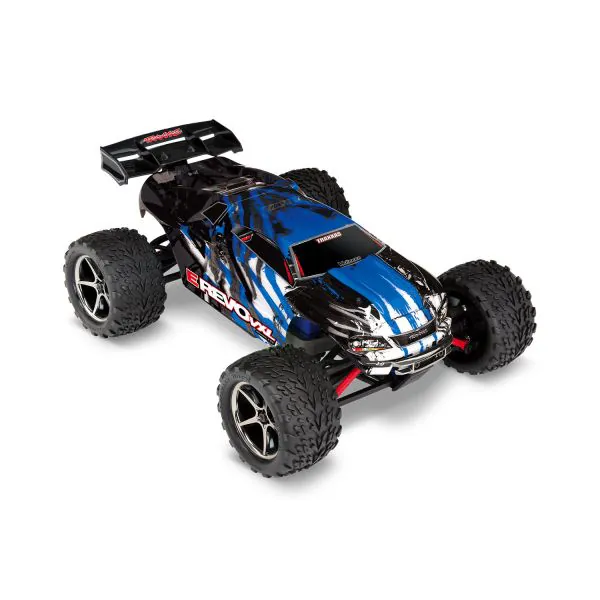 トラクサス　e-revo 1/16 VXL RTR Traxxas E-Revo 1/16 VXL blauw? TopRC!
