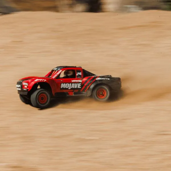 Arrma Mojave Grom 4x4 Mega 1/16 electro RTR - Rood/Zwart? TopRC!
