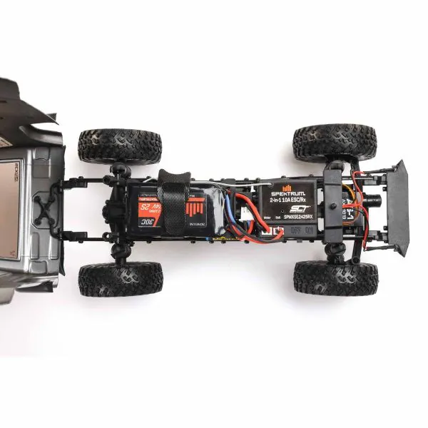 アキシャル　SCX24 Jeep Wrangler Axial SCX24 Jeep Wrangler JLU 4x4 RTR V3 - Grijs? TopRC!