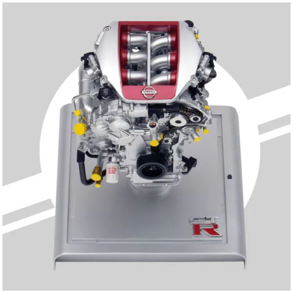 Maquette Moteur NISSAN GTR VR38DETT – Échelle 1/5, IXO, Montée, Occasion