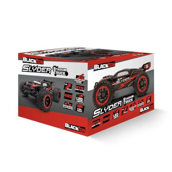 Blackzon Slyder 1/16 4WD truggy RTR - Rood